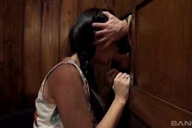 Emma Leigh is fucked by a masked stranger in a confessional booth - IConfessFiles