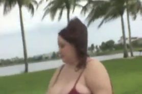 Extremely Large Tits in Cleavage Gushing Outfits - video 1