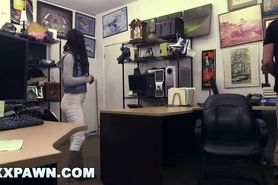 XXX PAWN - Spicy Black Golfer Gets Fucked In A Pawn Shop For Money