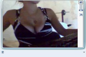 Hot Latina in Front of the Cam Playing !! bye BigPim