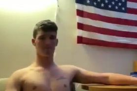 straight country soldier cum in barracks