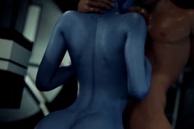 Asari Liara Fucks Commander Shepard