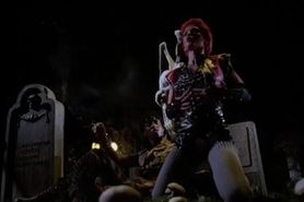 Linnea Quigley Gravestone Dance Scene As Trash In ( Return Of The Living Dead 1985)