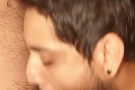Handsome boy sucks a rough cock, cums on the camera and eats it