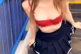 belle delphine public flashing LEAKED (real)