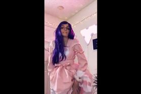 PeachTot Nude Cosplay Dildo Masturbation Snapchat Video