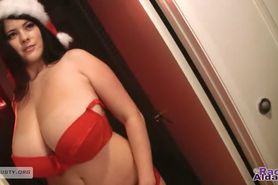 Rachel Aldana - Santa's Busty Helper