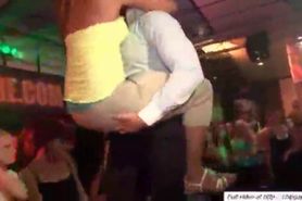 Sweet whore dancing and sucking cocks