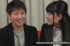 Asian Japanese Teen Couple Sex Show Window Walls 13