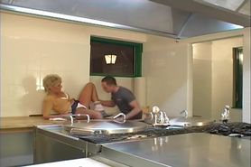 Mature woman in the kitchen