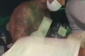Bluefacefamous rapper girls twerking on his cock  SEXTAPE