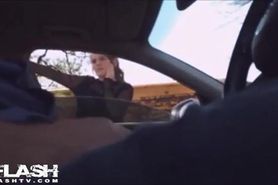 New season - hot teen dick flash from car