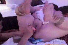 Chubby  Amateur Asian mature toy play