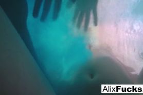 Underwater hidden camera lesbian fun with Alix and Jenna