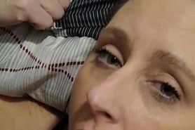 Face fucking my wife and making her drink my piss