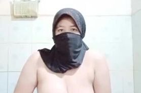 HijabGirl indonesia masturbation part.5