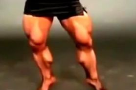 Maria upton female bodybuilder muscle legs