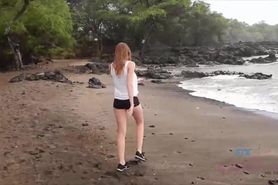 ATK Girlfriends - Ashely makes it to the nude beach in Hawaii!