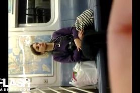 Cock Out On Subway