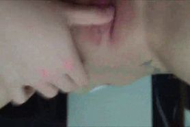 Shaved teen pussy fucked