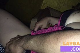 Playing with Girlfriend at Porn Theater in Public