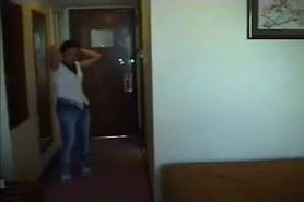 Camera-shy girl fucked in hotel