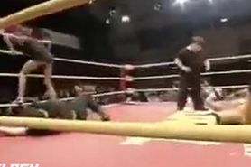ECW wrestler grabs pussy