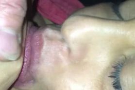 Stepsister Talking Dirty as I Cum on her Pretty Face