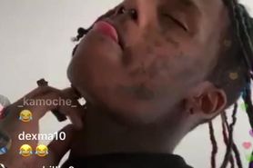 Famous Dex getting top on IG live