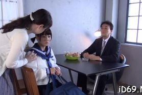 Mischievous yuri shinomiya enjoys sex