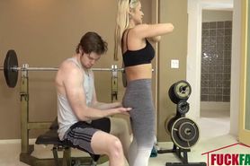 Fitness Trainer MILF Fucks Client For Free