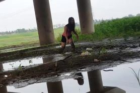 Chinese Girl in Rubber Boots P1