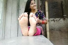 Indian Aunty Desi Feet Soles