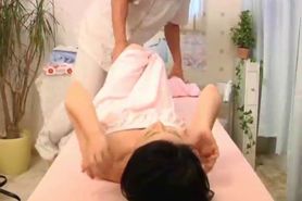 Tokyo girl seduced with massage