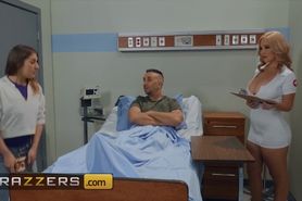 Brazzers - Extra thicc Nurse Savannah Bond rides big cock in uniform