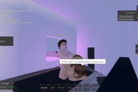 Roblox Girl gives this guy a good time )