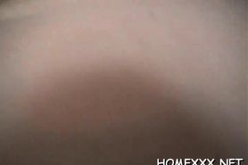 Horny babe welcomes hard cock