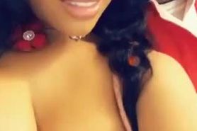 Nicki Minaj nipple slip tits flashing