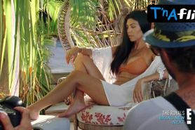 Kourtney Kardashian Bikini Scene  in Keeping Up With The Kardashians