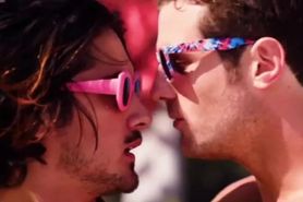 Beau Mirchoff and Avan Yogia Gay Kiss from TV show Now Apocalypse