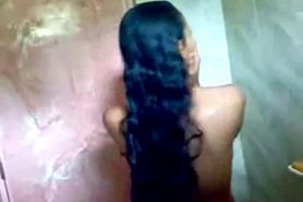 indian teen in shower with her bf - video 1