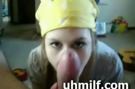 feisty college girl gets more than a mouthfull by uhmilf.com