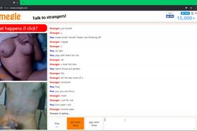 BUSTY Teen on Omegle really wants my Cum (Omegle #1)