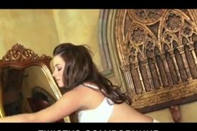 BIG TIT YOUNG BRIDE GETS NAKED IN CHURCH MASTURBATES IN STOCKINGS