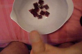 Cum on food - making & eating semen jello (Requests welcome)
