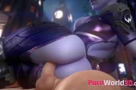 3D Anime Lovely Girls from Overwatch Gets a Big Cock in Their Asshole