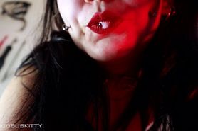 spit + facesitting femdom POV (preview) -Succubus Kitty