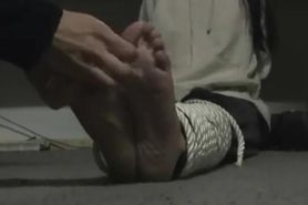 Dana Feet Tied and Tickled