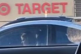 Target Girl Gives a Long Look