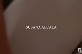 Double Dick Sucking and Hardcore DP makes Susana Alcala Cum